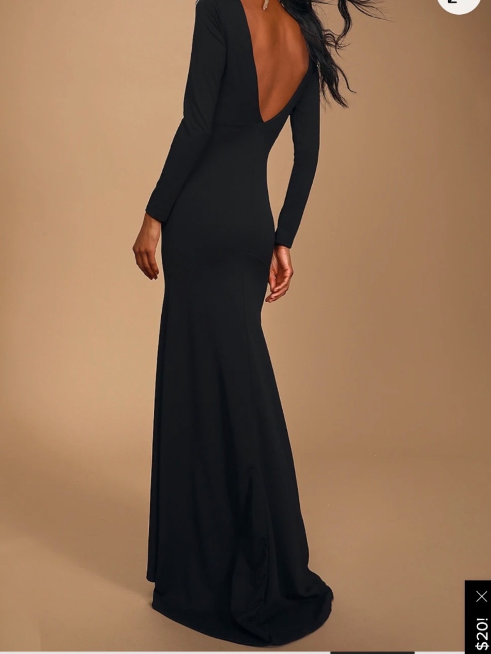 Lulus Wait for me long sleeve maxi